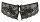Cottelli LINGERIE Slip schwarz mit schleifenverzierten Cut-Outs
