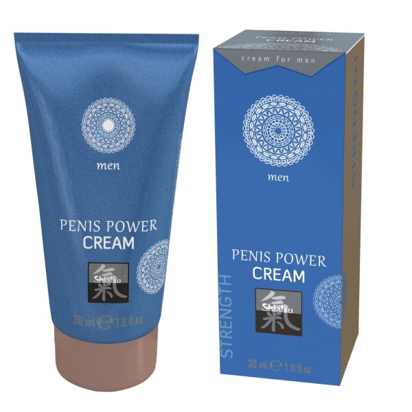 SHIATSU Penis Power Cream Japanese Mint & Bamboo 30ml