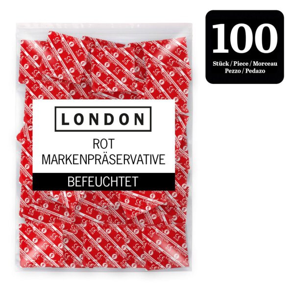 LONDON Feucht rot