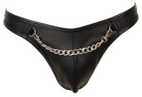 Svenjoyment String mit 2 silberfarbenen Ringen