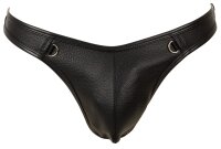 Svenjoyment String mit 2 silberfarbenen Ringen