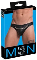 Svenjoyment String mit 2 silberfarbenen Ringen