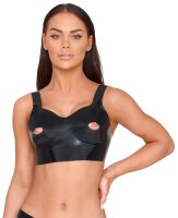 LATE X BH-Top aus Latex mit Cut-outs