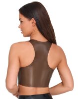 LATE X Top aus Latex in Smoke