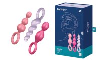 SATISFYER Booty Call Plugs Pack pink-purple-red