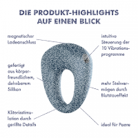 SATISFYER Power Ring Vibrator dark blue