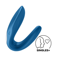 SATISFYER Partner Double Whale blue