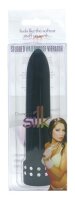 Diamond Silk Vibrator black 11cm