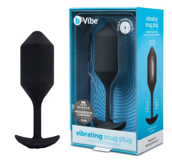 b-Vibe Vibrating Snug Plug XL Black