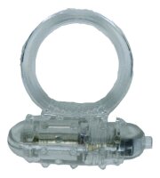 Silicone Soft Cock-Ring transp. m. Vibr.