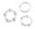 Pro Rings 3er Set transparent