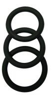 MALESATION Cock Ring Set (Ø 4,00 cm, 4,50 cm, 5,00...