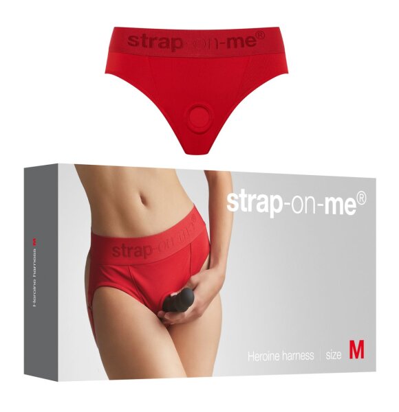 Strap-on-me Heroine Harness red M