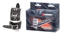 XX-DREAMSTOYS Leder-Handfessel breit abschließbar...