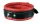XX-DREAMSTOYS Leder-Halsfessel rot/schwarz