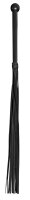 XX-DREAMSTOYS Lederpeitsche mit Kugel-Holzgriff schwarz