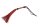 XX-DREAMSTOYS Silikonpeitsche schwarz/ rot