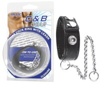 BLUE LINE C&B GEAR Snap Cock Ring With Leash