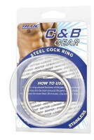 BLUE LINE C&B GEAR 1,8" Steel Cock Ring