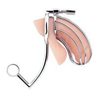 BLUE LINE C&B GEAR Cock Cage with Anal Stimulator