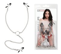 LUX FETISH Adjustable Nipple Clamps & Clit Clamp