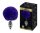 ALIVE Metal Anal Fluffly Twist Plug S Dark Purple