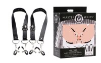 MASTER SERIES Spread Labia Spreader Straps with Clamps