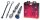 MALESATION Alu-Cock-Grip Set mittel, chrom