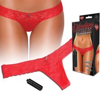 HUSTLER Vibrating Panties slim red M/L