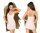 PENTHOUSE LINGERIE Casual Seduction L-XL weiss
