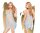 PENTHOUSE LINGERIE Naughty Doll L-XL blau
