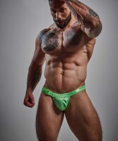 C4M Emerald Clip Tanga Brief Green Emerald M
