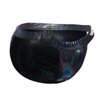 C4M Emerald Clip Tanga Brief Black Emerald L