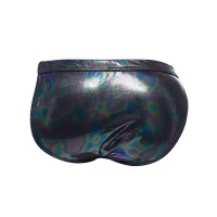 C4M Emerald Clip Tanga Brief Black Emerald XL