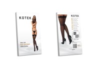 KOTEK Halterlose Strümpfe H001 schwarz