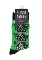 SHOTS Sexy Socks Fuck you 42-46