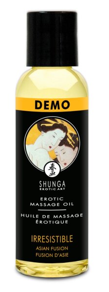 SHUNGA Erotisches Massage Öl Asiatische Fusion 60ml TESTER
