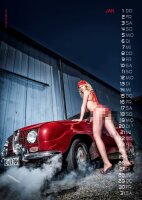 Oldtimer & Girls Kalender DIN A3 2026 Jens...