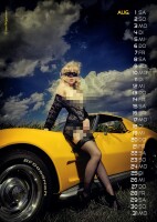 Oldtimer & Girls Kalender DIN A3 2026 Jens Brüggemann