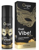 ORGIE Dual Vibe! Pina Colada Kissable Liquid Vibration