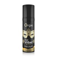 ORGIE Dual Vibe! Pina Colada Kissable Liquid Vibration