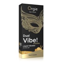 ORGIE Dual Vibe! Pina Colada Kissable Liquid Vibration