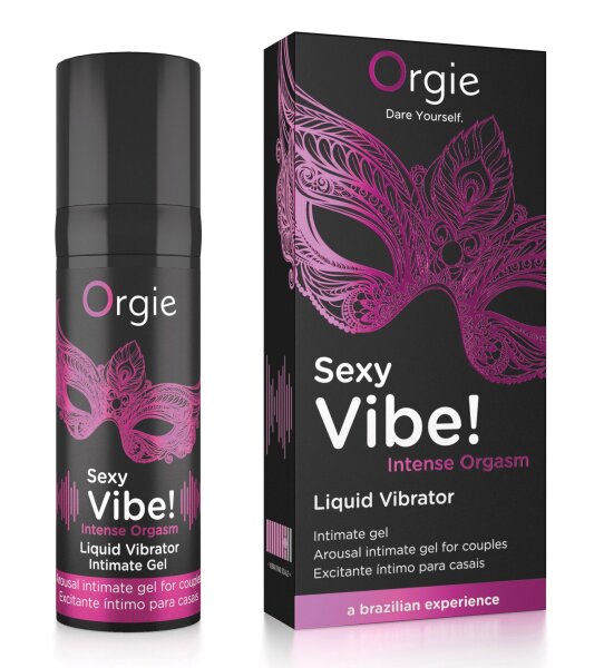 ORGIE Sexy Vibe! Intense Orgasm - Liquid Vibration 15m