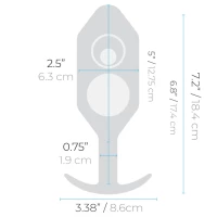 b-Vibe Snug Plug 7 Black