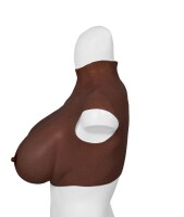 XX-DREAMSTOYS Ultra Realistic Breast Form black Size XL (H-cup)