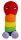 Plüsch-Penis Rainbow