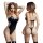 GLOSSY - Wetlook Bodysuit laced at the back