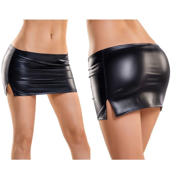 GLOSSY - Wetlook Miniskirt