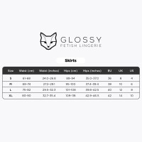 GLOSSY - Wetlook Miniskirt