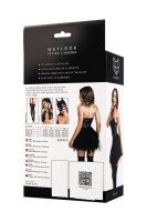 GLOSSY - Wetlook Dress with tulle